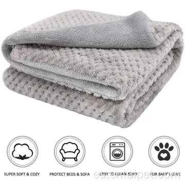 Perros Fluffy Fleece Blanket Cat suave y cálido